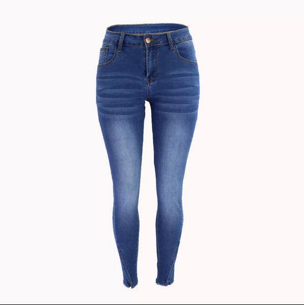 zipper legs jeans