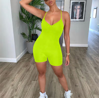 Bright Green Romper