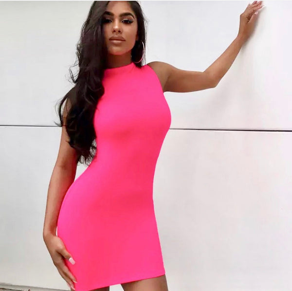 Pink classic Dress